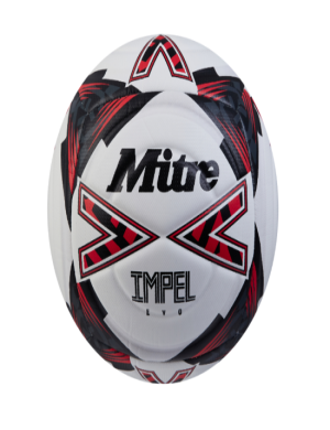 Mitre Impel Evo Football- White/Black/Red